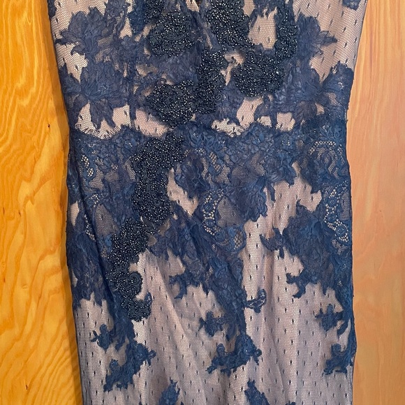 Long blue dress with lace( mother of the bride) - Picture 4 of 5